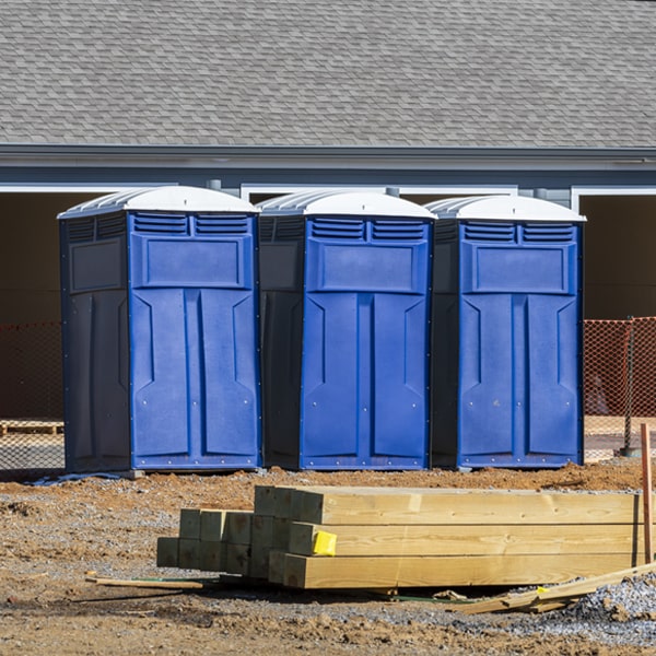 do you offer hand sanitizer dispensers inside the portable toilets in Rayland OH